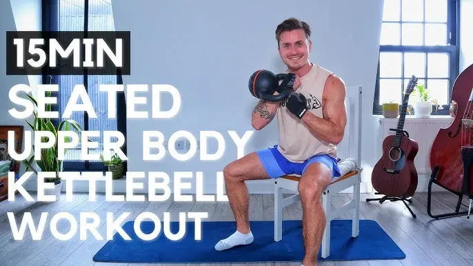 Essential Moves for Your Kettlebell Arm Workout Sitting