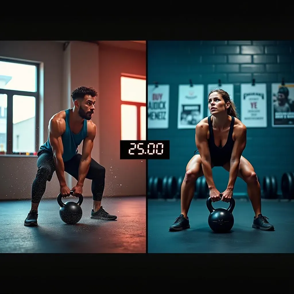 Sample Kettlebell Workout Durations for Different Goals